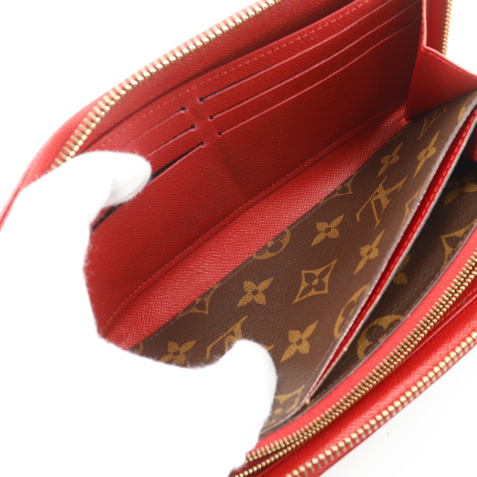 Louis Vuitton Retiro Zippy Monogram Canvas Brown Canvas Wallets Accessory (Pre-Owned)