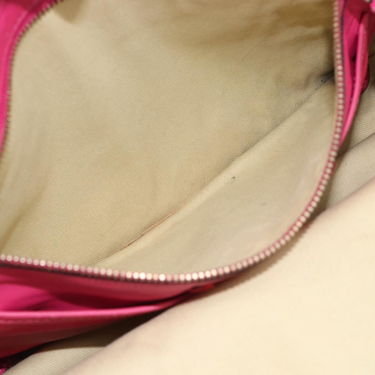 Valentino Garavani Rockstud Tote Textured Leather Pink Leather Tote Bag Bag (Pre-Owned)
