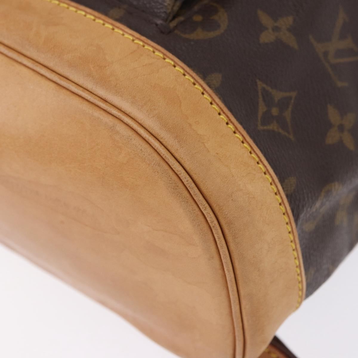 Louis Vuitton Vintage Montsouris Monogram Canvas Brown Canvas Backpack Bag (Pre-Owned)