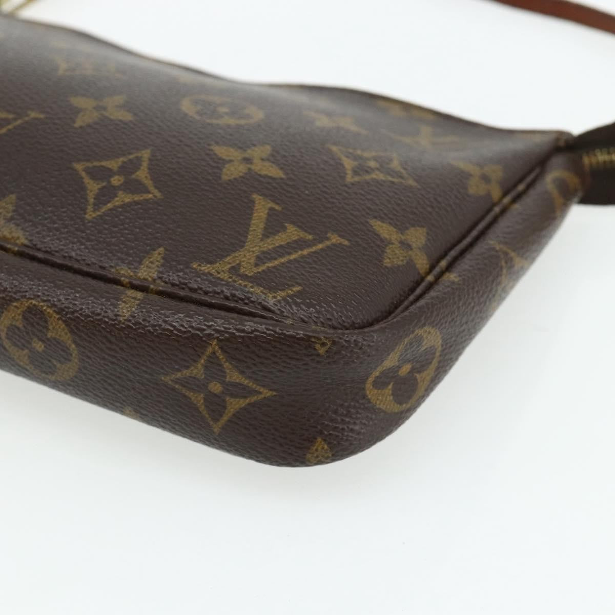 Louis Vuitton Pochette Accessoires Nm Monogram Canvas Brown Canvas Clutche & Pouche Bag (Pre-Owned)