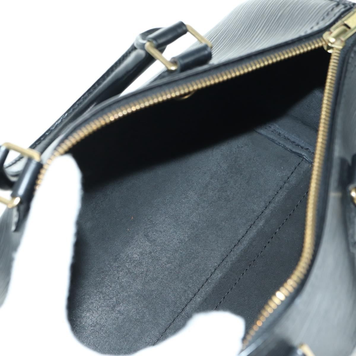 Louis Vuitton Speedy Epi Leather Black Leather Handbag (Pre-Owned)