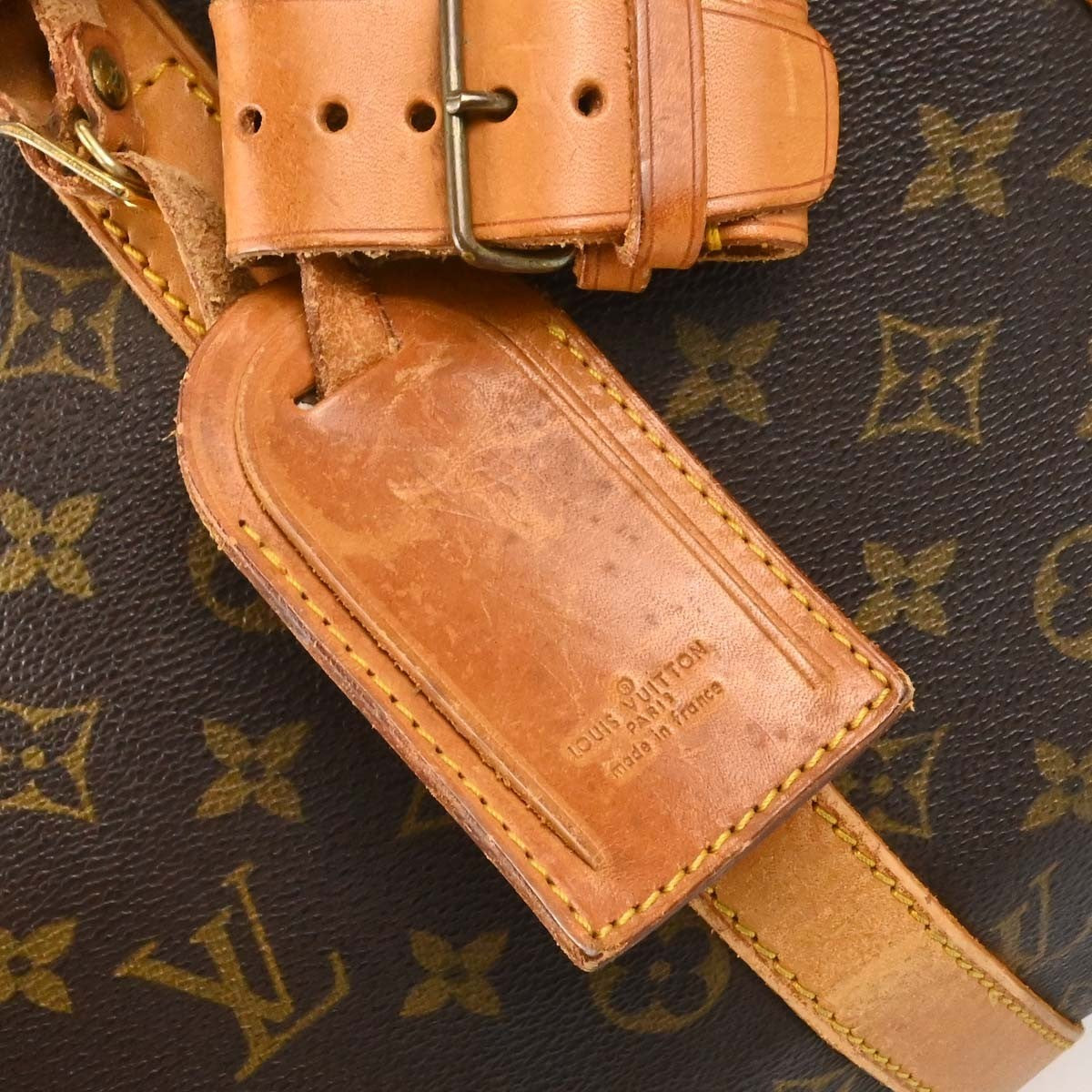 Louis Vuitton Keepall Monogram Canvas Brown Canvas Travel Bag Bag (Pre-Owned)
