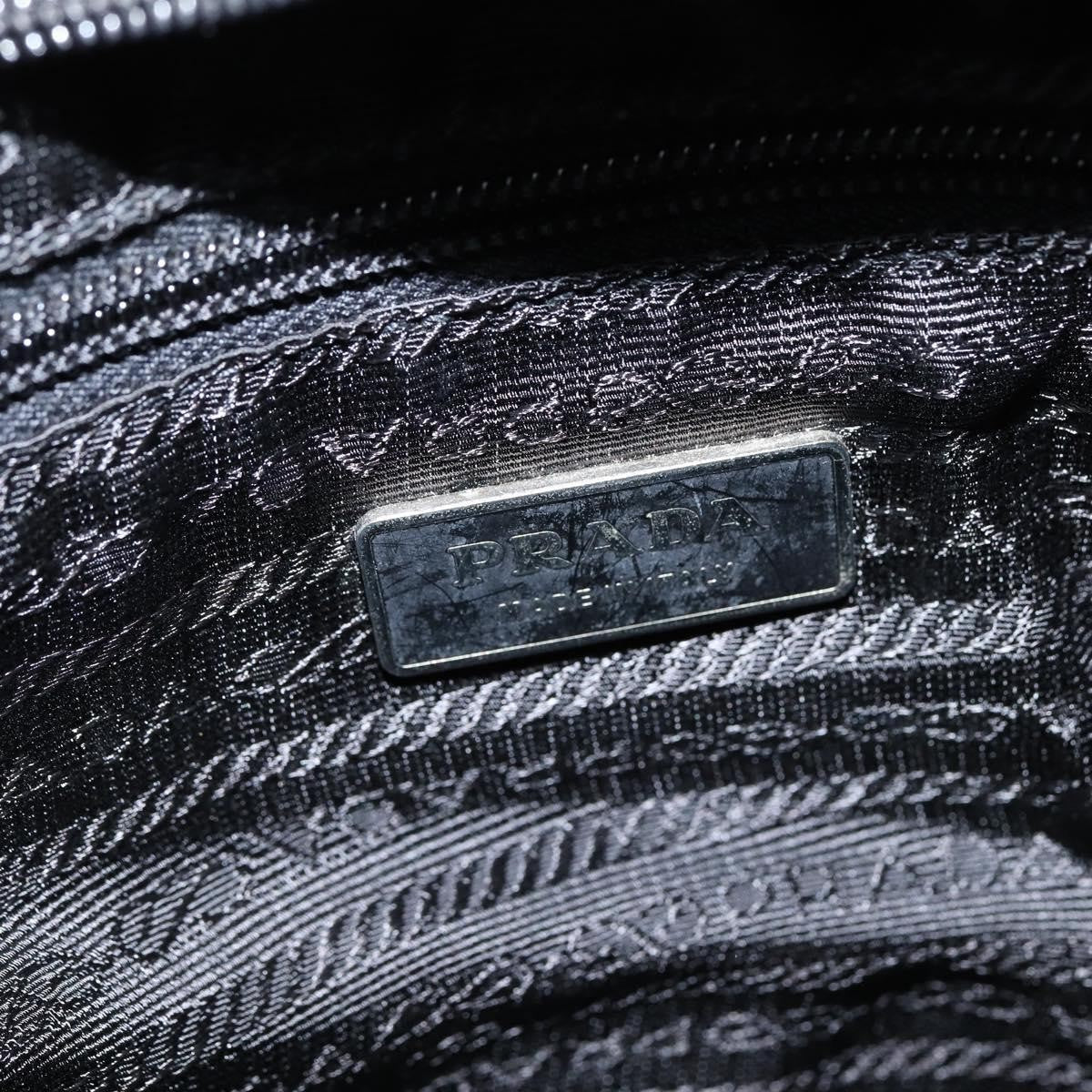Prada Front Pocket Messenger Tessuto Black Nylon Shoulder Bag Bag (Pre-Owned)