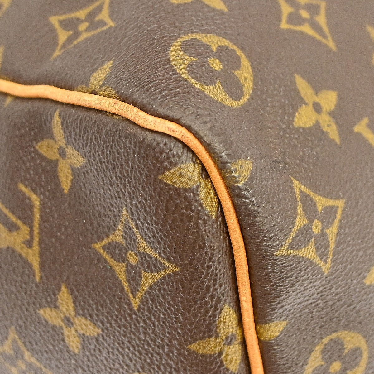 Louis Vuitton Keepall Monogram Canvas Brown Canvas Travel Bag Bag (Pre-Owned)