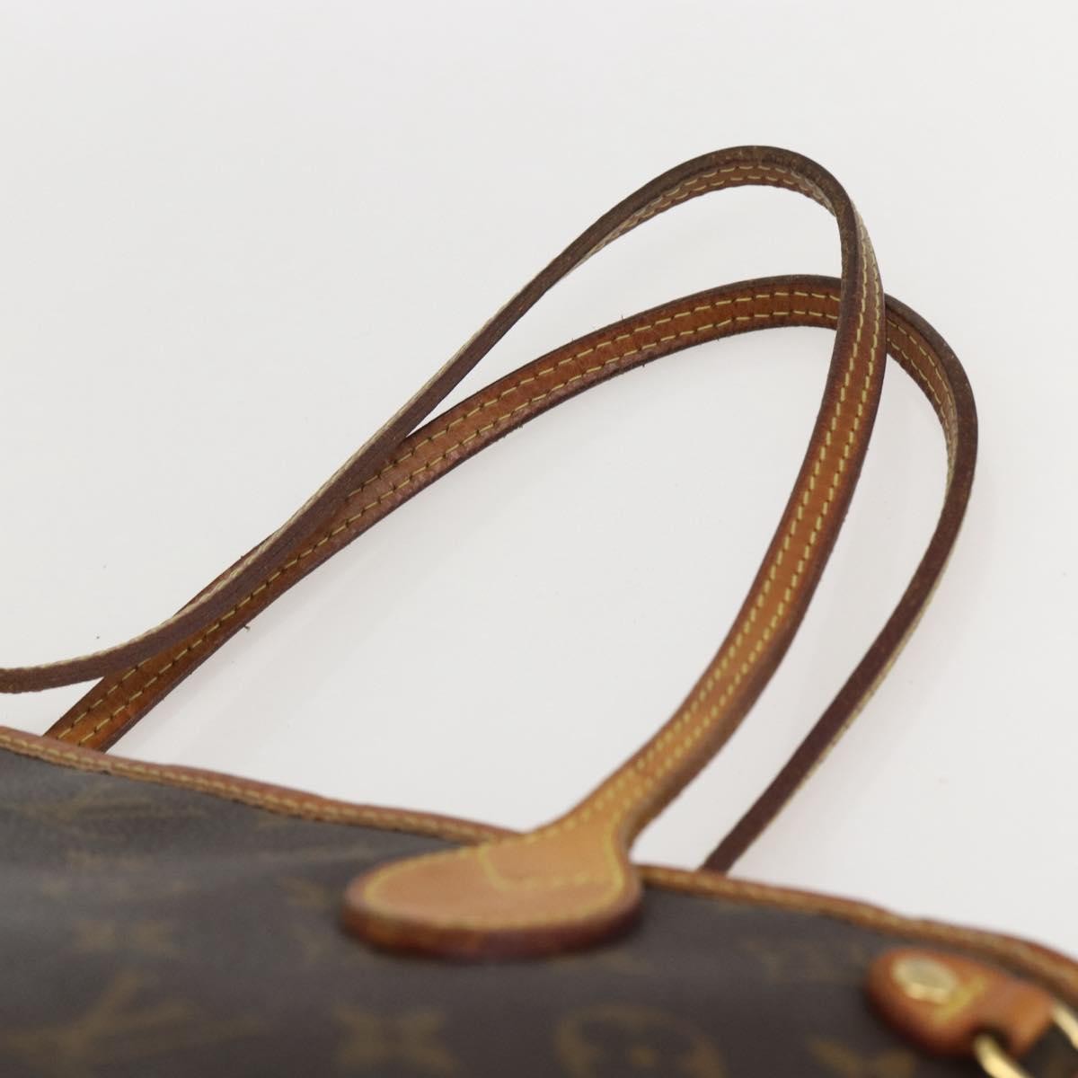 Louis Vuitton Neverfull Monogram Canvas Brown Canvas Tote Bag Bag (Pre-Owned)