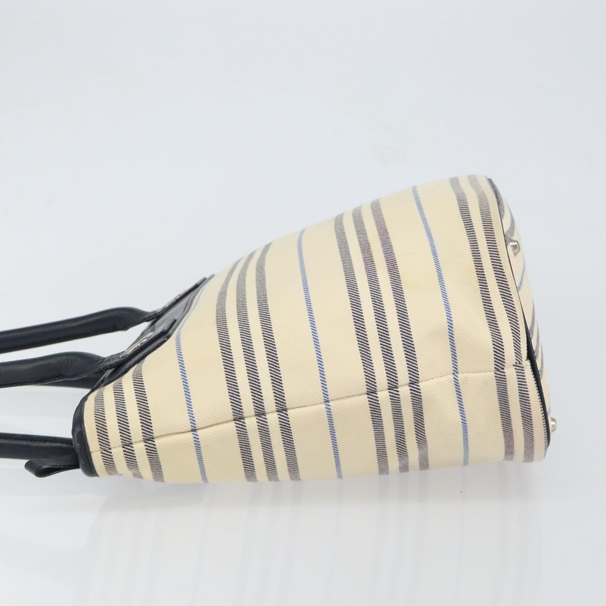 Burberry Vintage Canvas Beige Canvas Tote Bag Bag (Pre-Owned)
