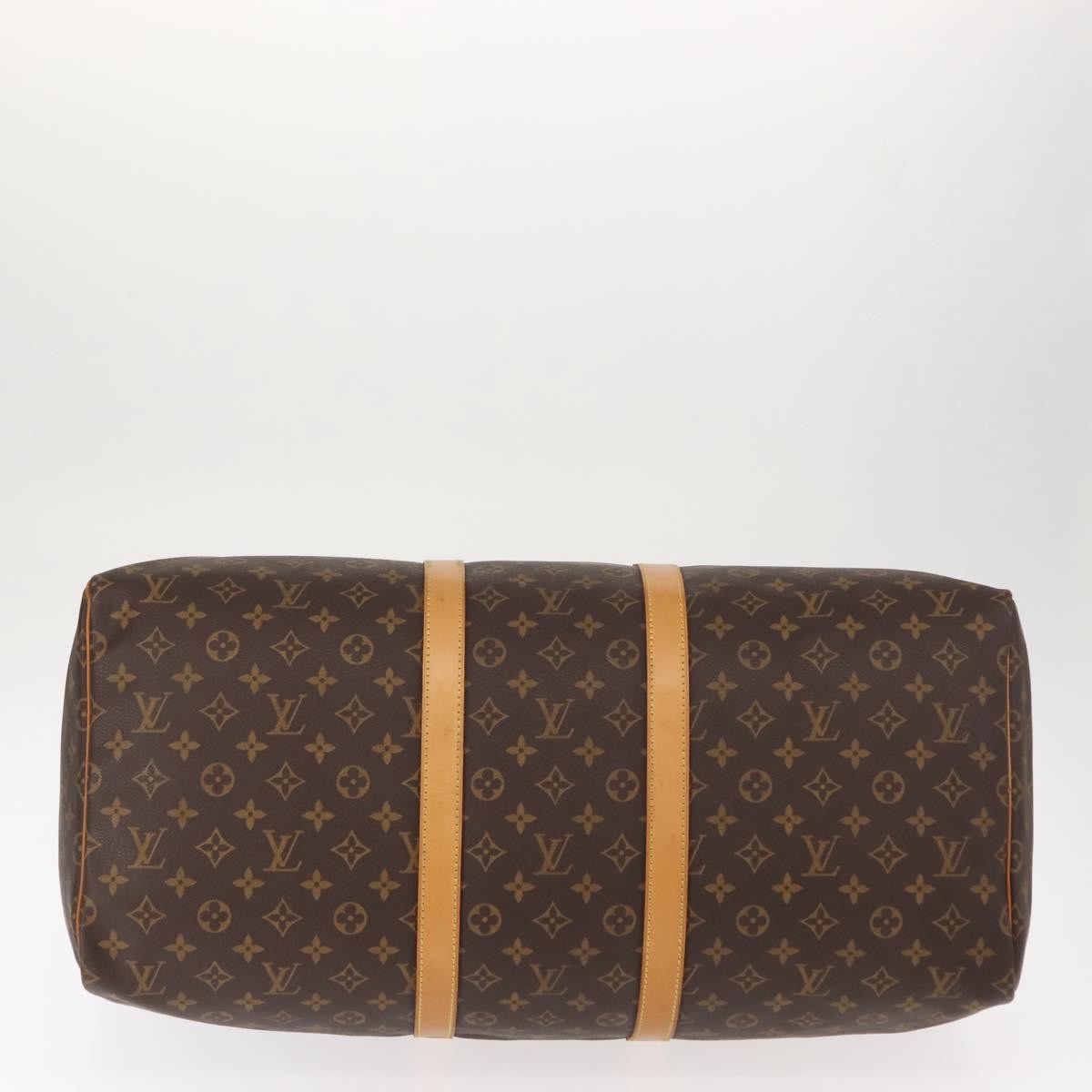 Louis Vuitton Keepall Monogram Canvas Brown Canvas Travel Bag Bag (Pre-Owned)