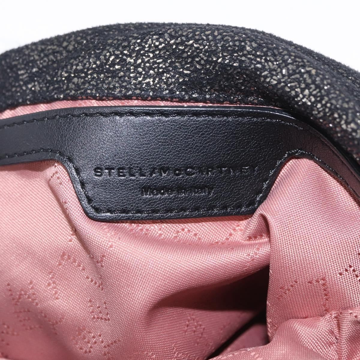 Stella Mccartney Falabella Faux Leather Black Polyester Tote Bag Bag (Pre-Owned)