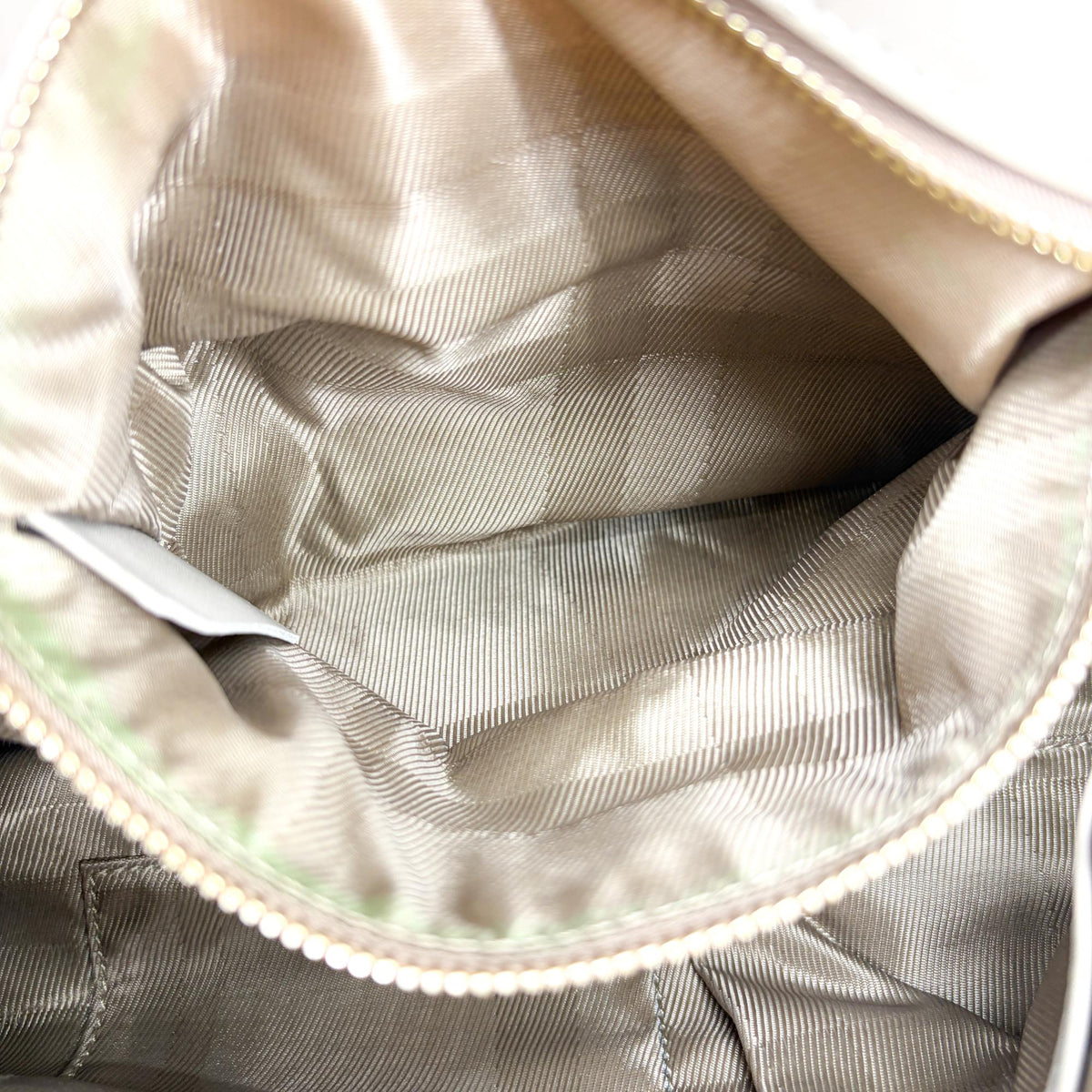 Burberry Enmore Quilted Leather Beige Leather Shoulder Bag Bag (Pre-Owned)