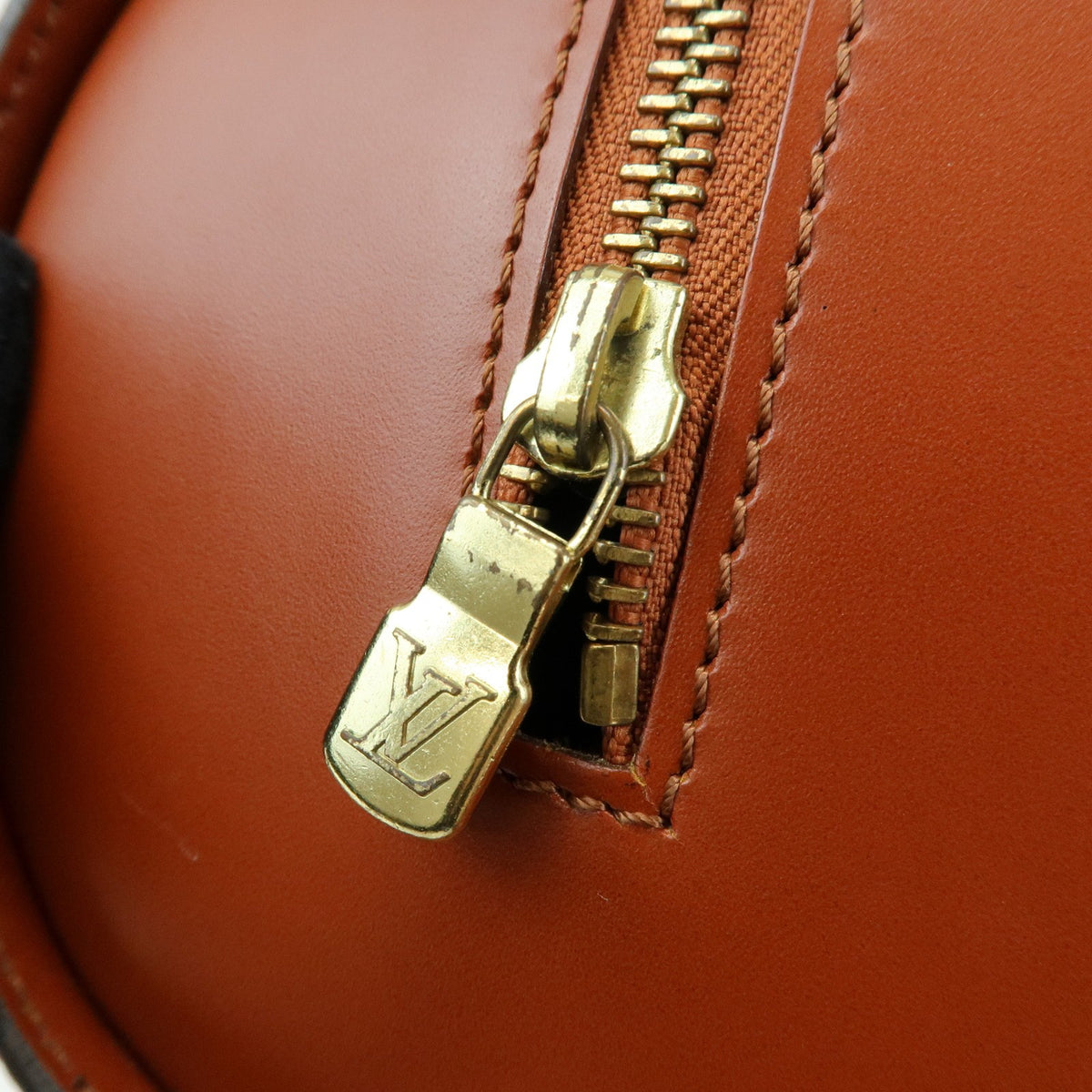 Louis Vuitton Soufflot Epi Leather Brown Leather Tote Bag Bag (Pre-Owned)
