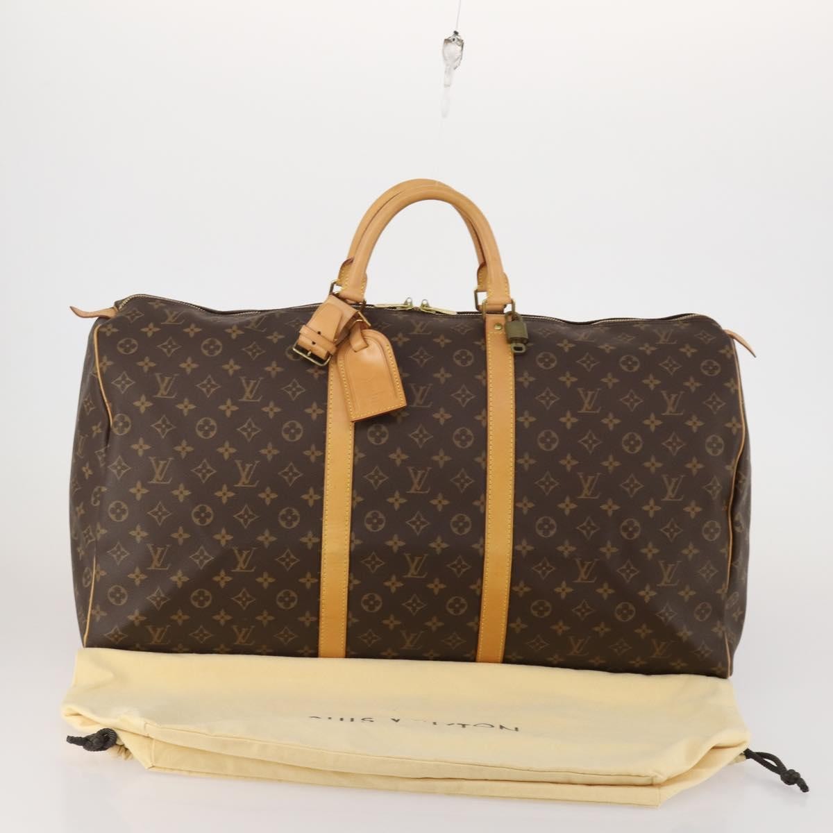 Louis Vuitton Keepall Monogram Canvas Brown Canvas Travel Bag Bag (Pre-Owned)
