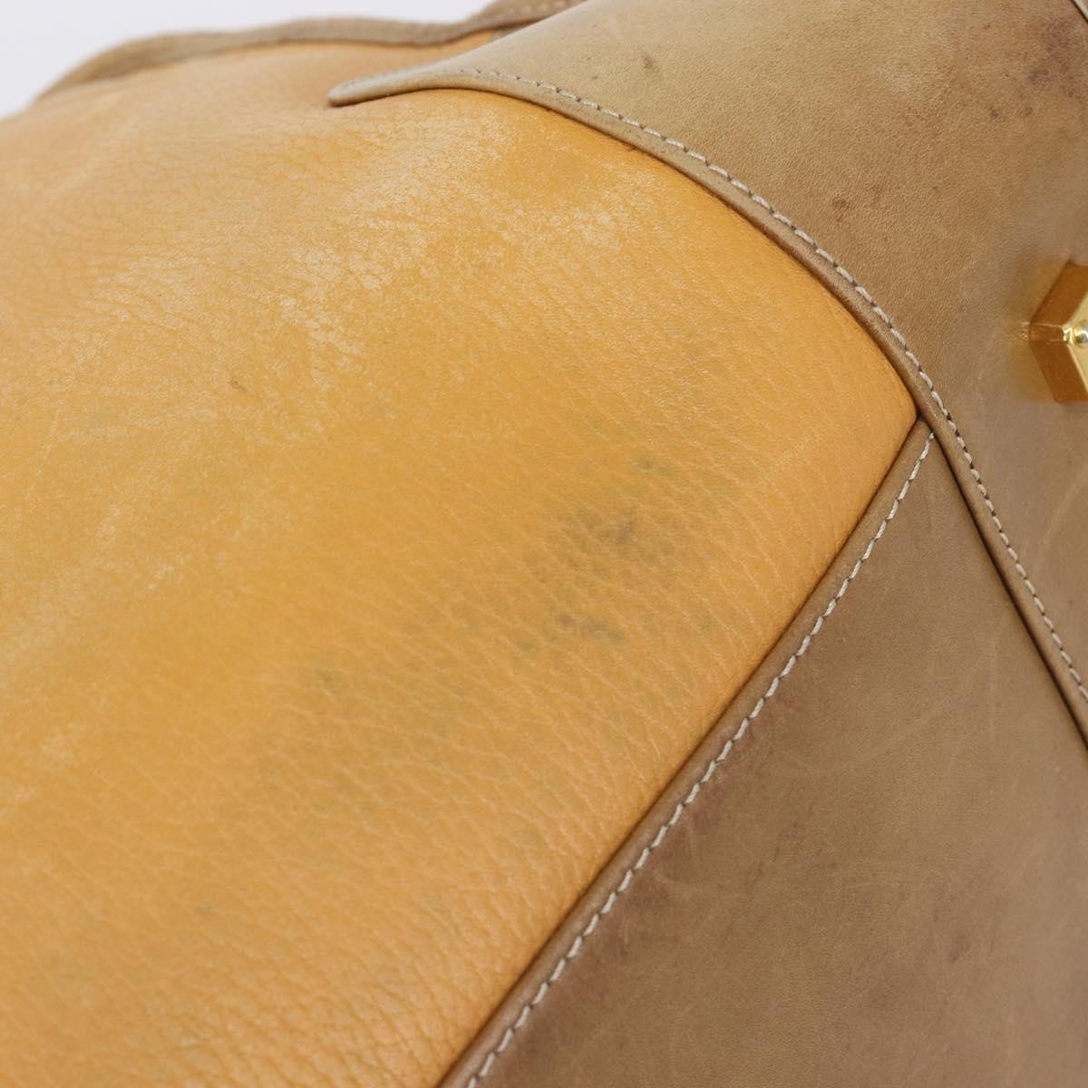 Loewe Amazona Leather Beige Leather Handbag (Pre-Owned)