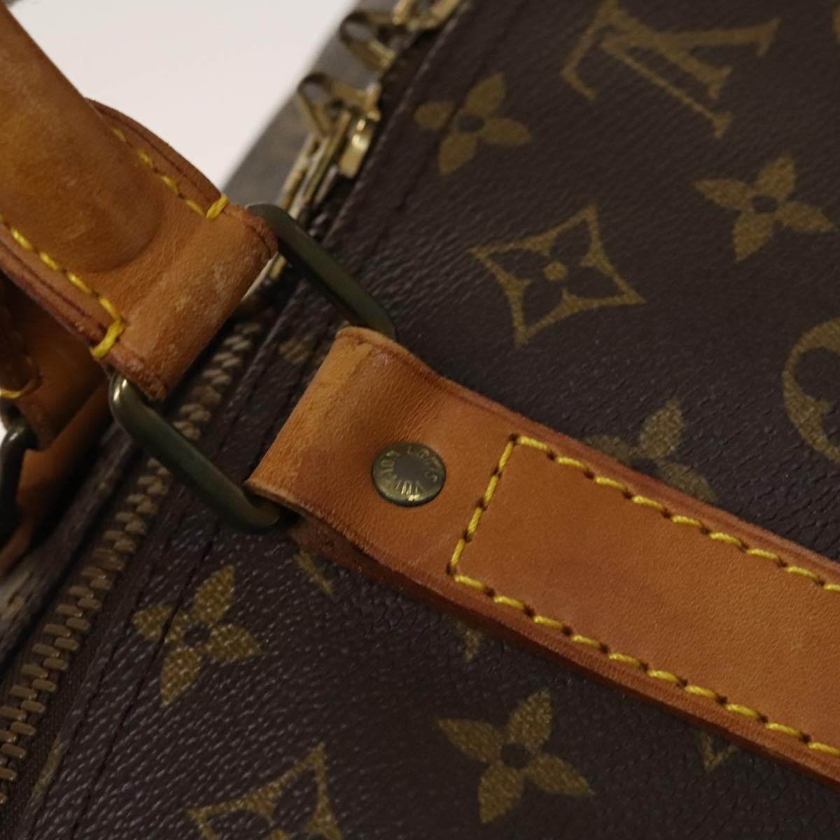 Louis Vuitton Keepall Monogram Canvas Brown Canvas Travel Bag Bag (Pre-Owned)