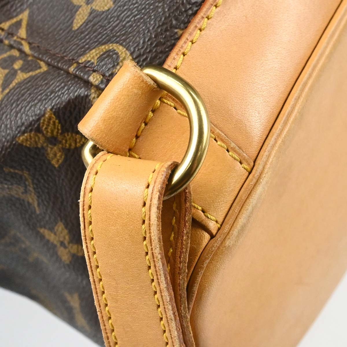 Louis Vuitton Vintage Montsouris Monogram Canvas Brown Canvas Backpack Bag (Pre-Owned)