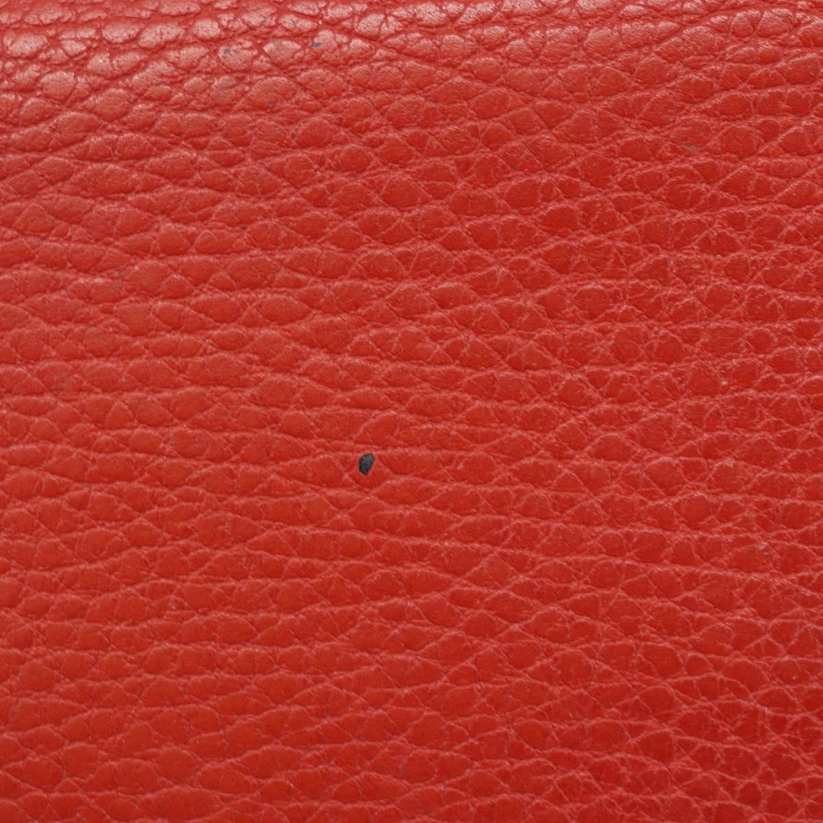 Gucci Swing Wallet On Strap Leather Red Leather Crossbody Bag Bag (Pre-Owned)