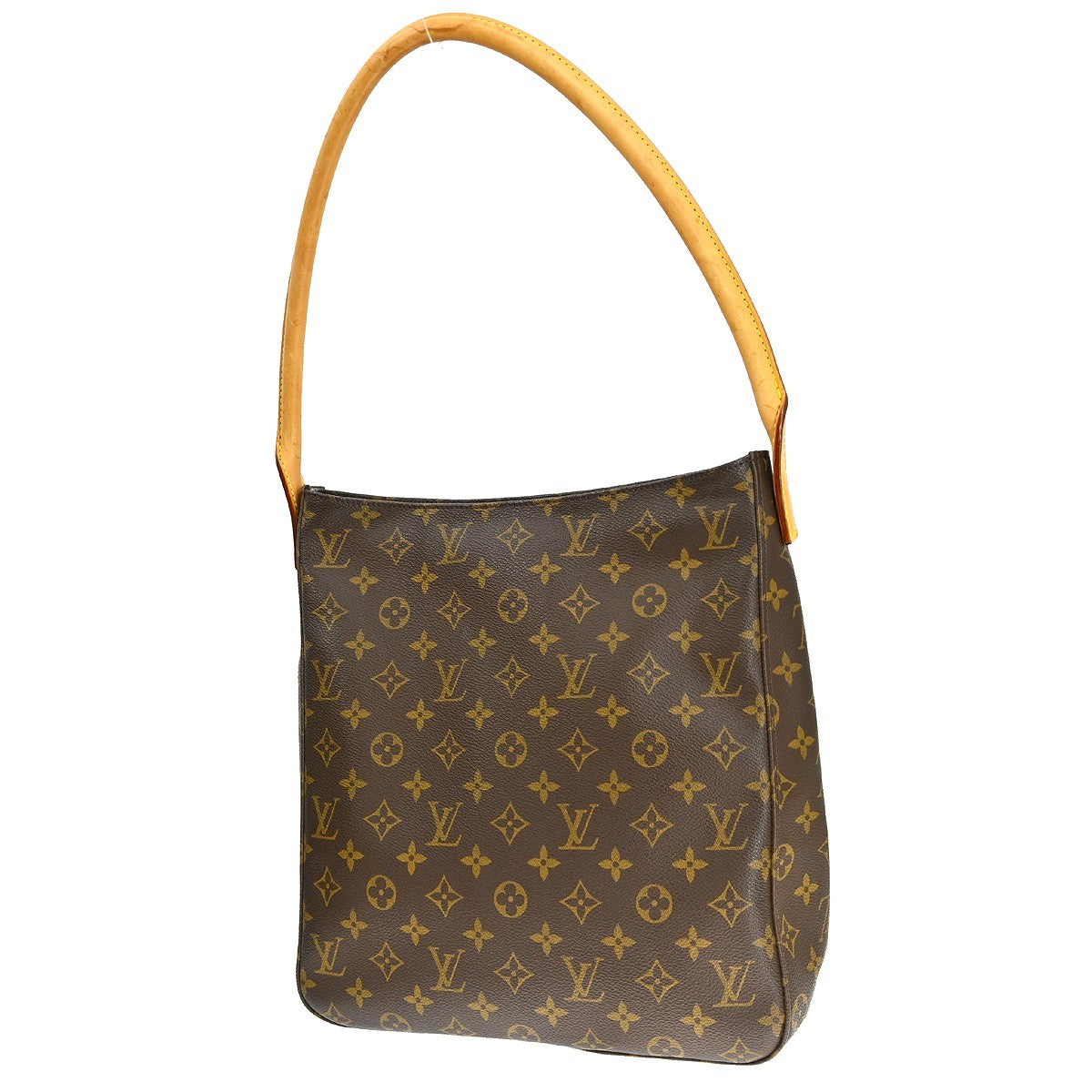 Louis Vuitton Looping Monogram Canvas Brown Canvas Handbag (Pre-Owned)