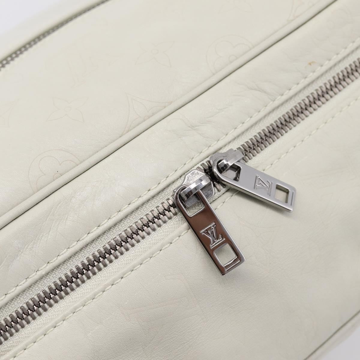 Louis Vuitton Clarkson Messenger Monogram Differ Leather White Canvas Shoulder Bag Bag (Pre-Owned)