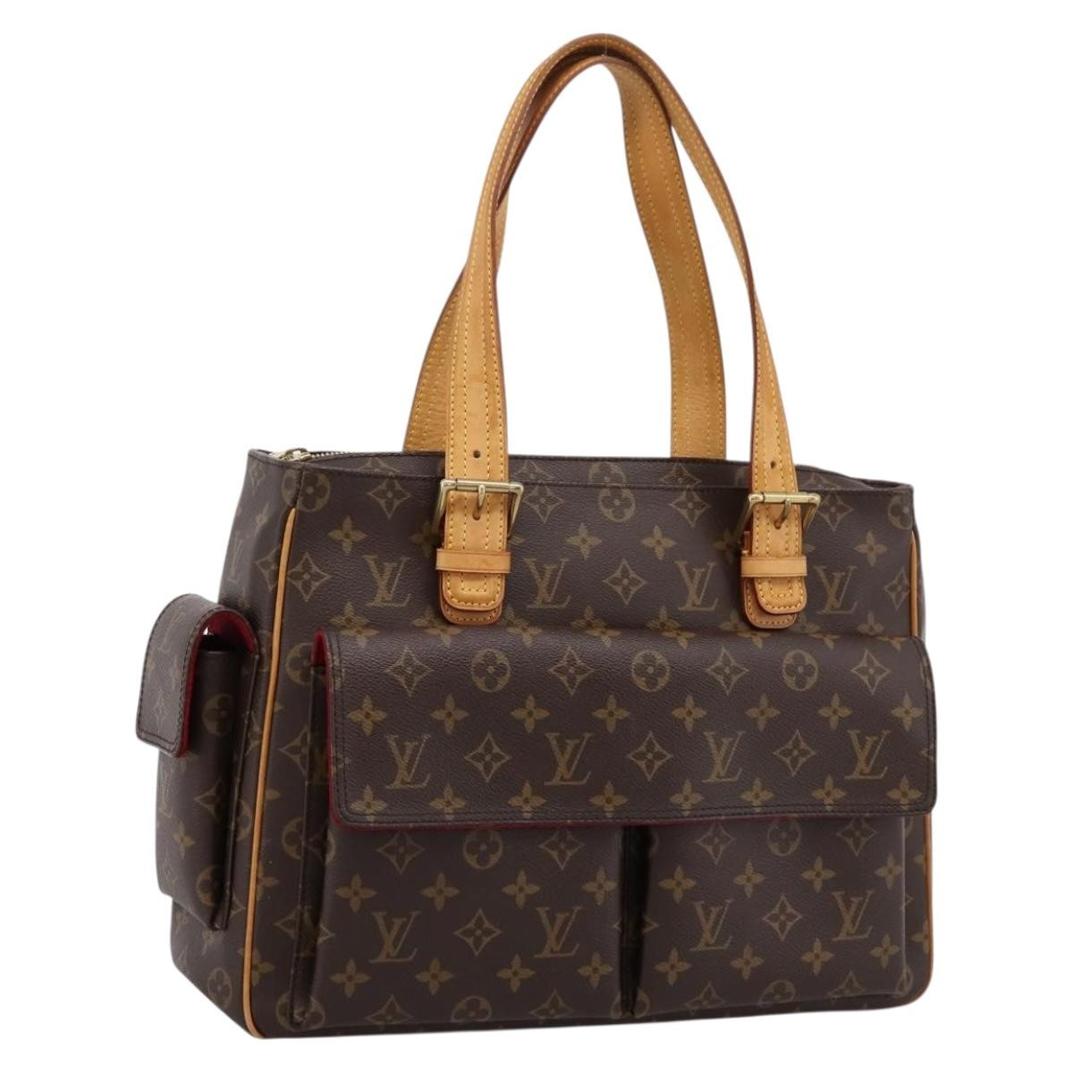 Louis Vuitton Multipli Cite Monogram Canvas Brown Canvas Handbag (Pre-Owned)