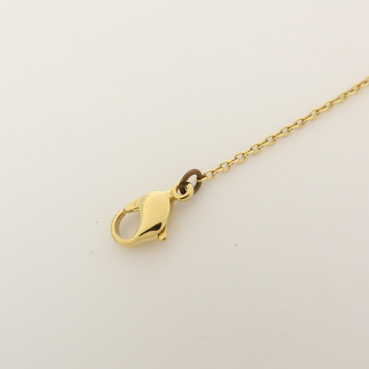 Christian Dior Cd Heart Metal Gold Metal Necklace Jewelry (Pre-Owned)