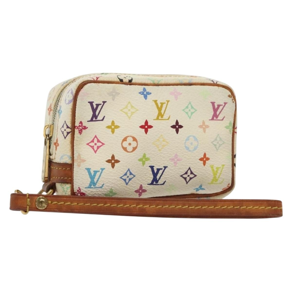Louis Vuitton Wapity Trousse Monogram Multicolor White Canvas Clutche & Pouche Bag (Pre-Owned)