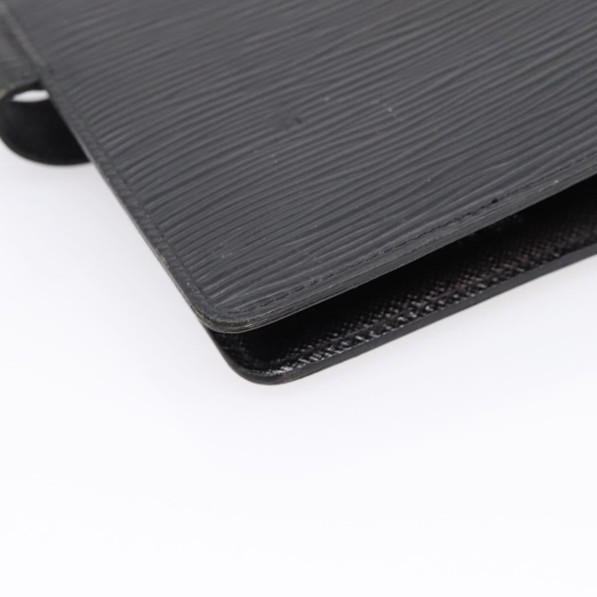 Louis Vuitton Agenda Cover Epi Leather Black Leather Wallets Accessory (Pre-Owned)
