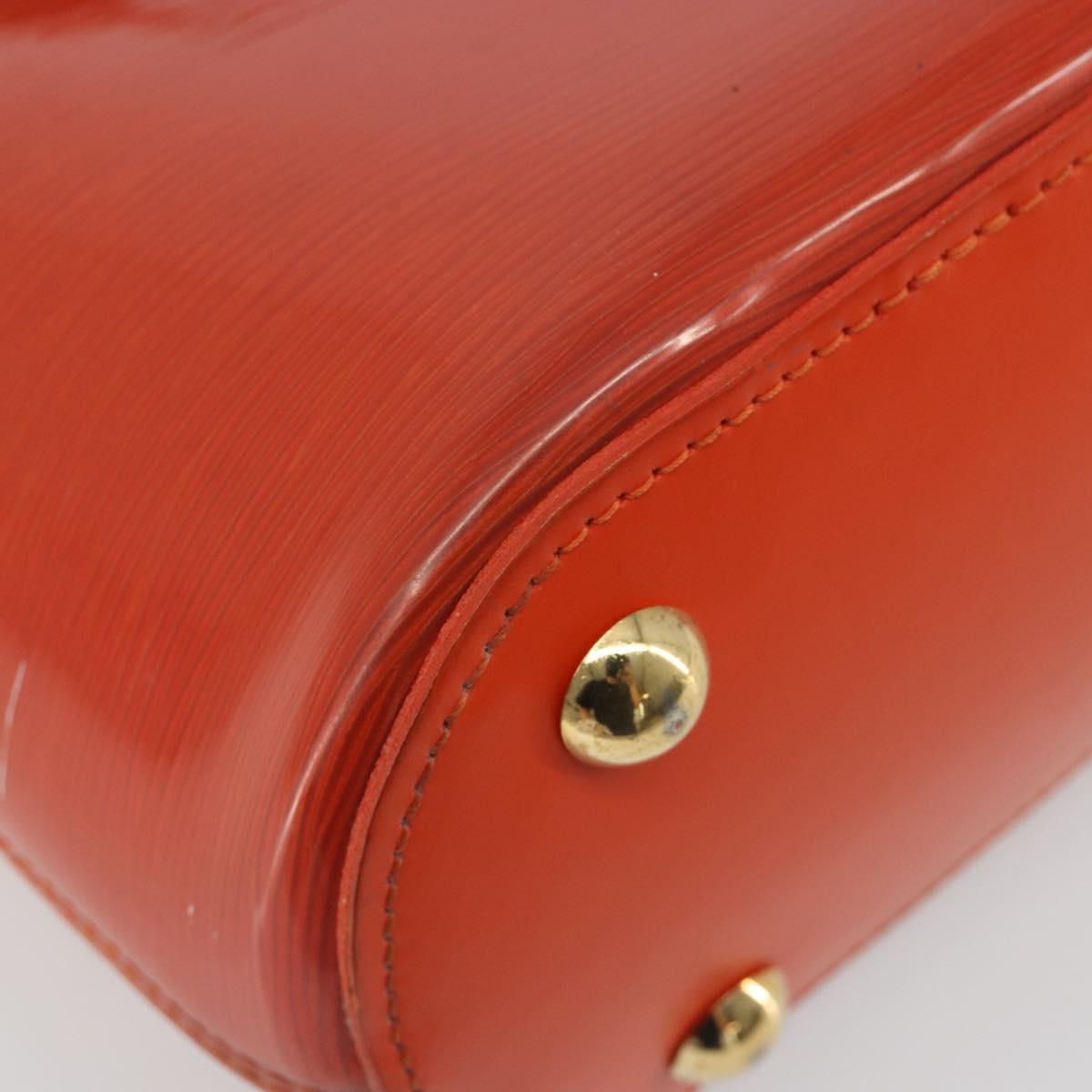 Louis Vuitton Plage Lagoon Bay Vinyl Epi Leather Orange Leather Tote Bag Bag (Pre-Owned)