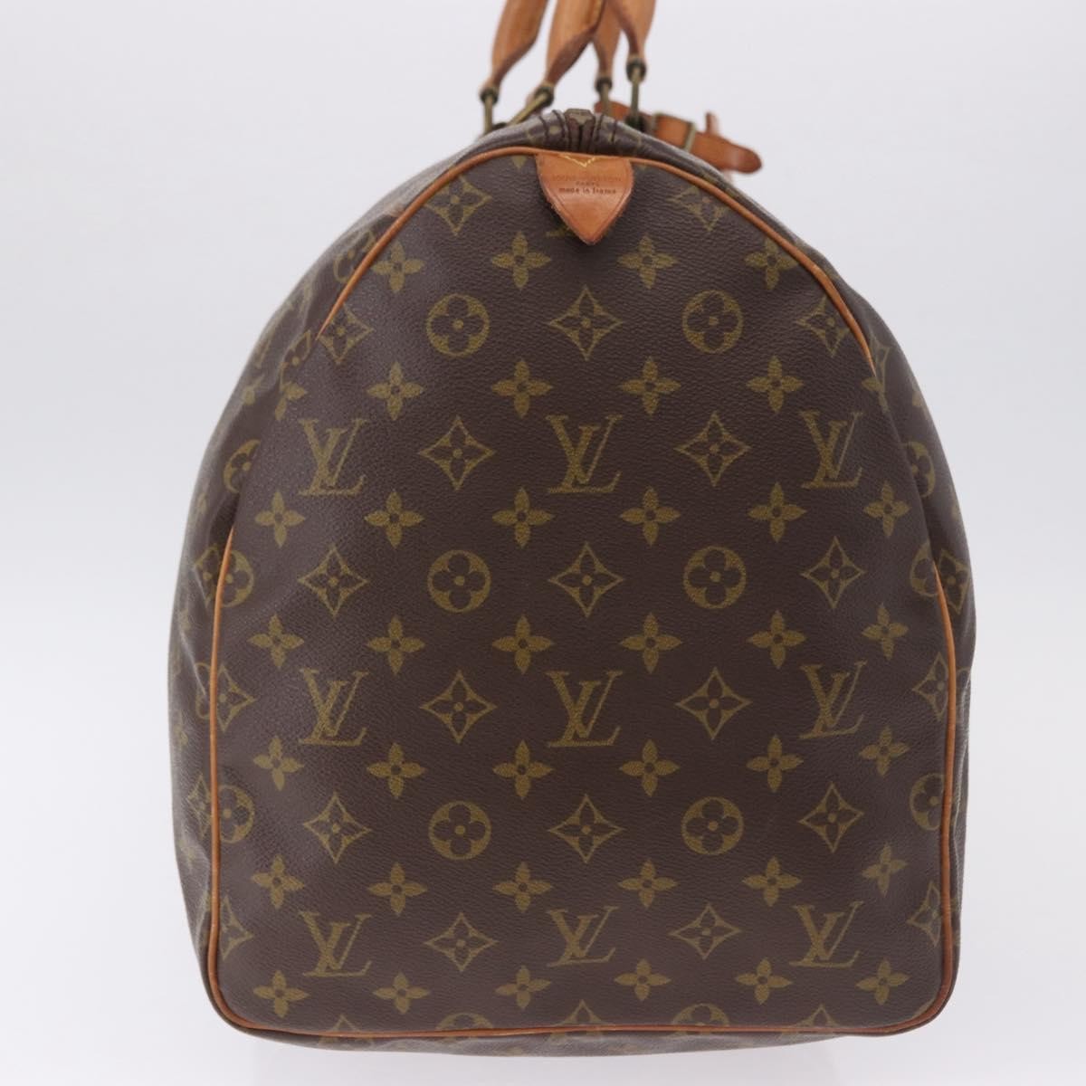 Louis Vuitton Keepall Monogram Brown Canvas Travel Bag Bag (Pre-Owned)