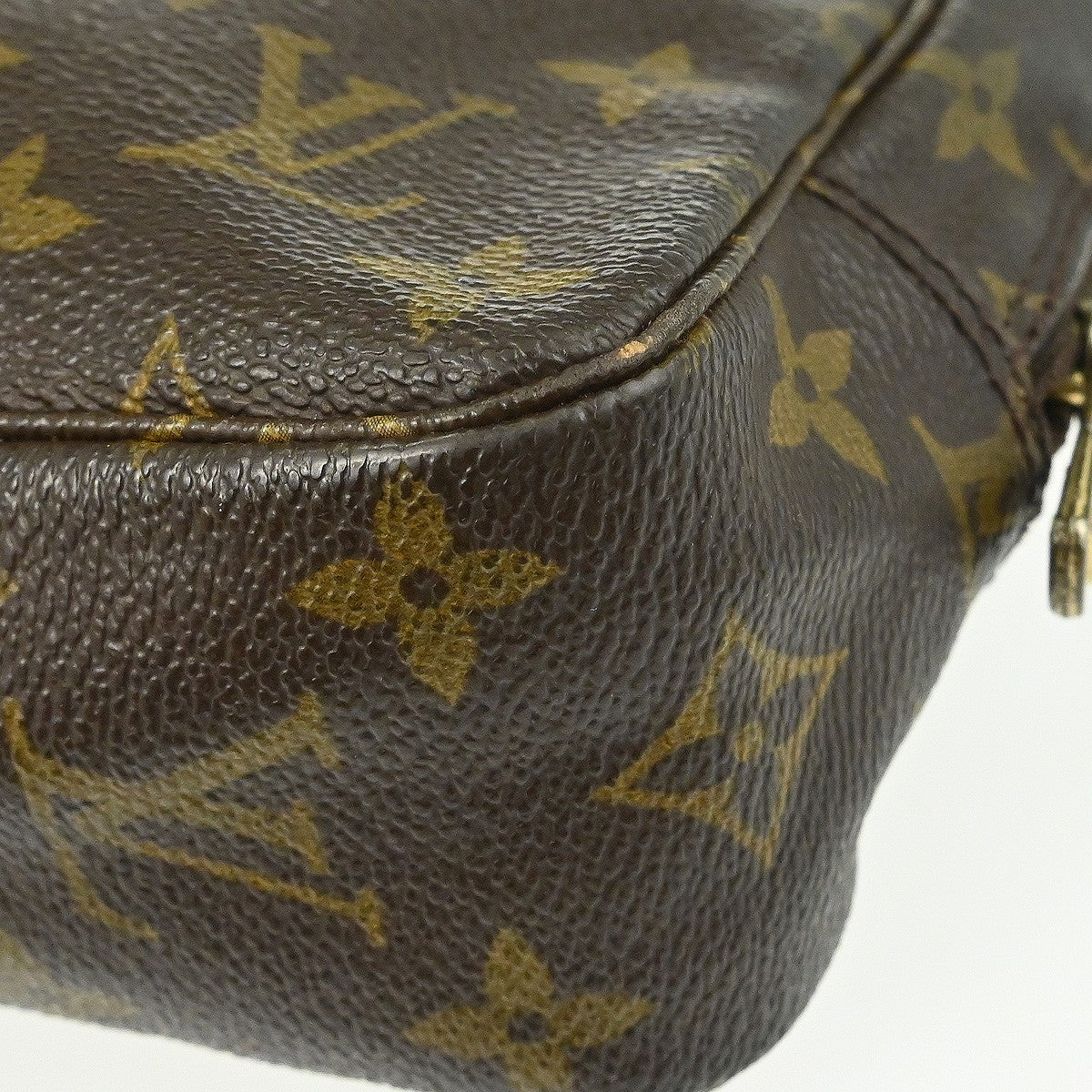 Louis Vuitton Trousse Toiletry Monogram Canvas Brown Canvas Toiletry Case Accessory (Pre-Owned)