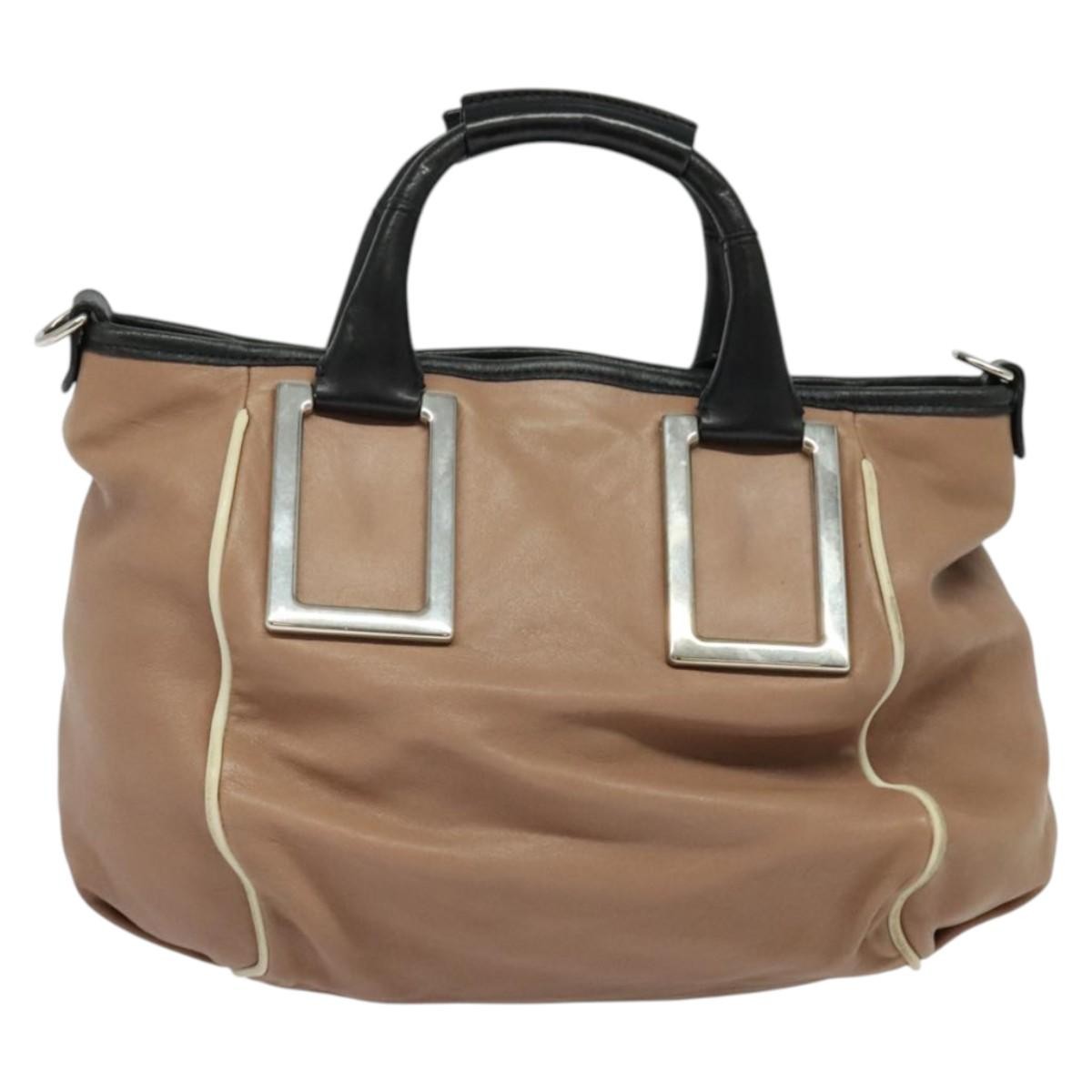 Chloe Ethel Leather Pink Leather Handbag (Pre-Owned)