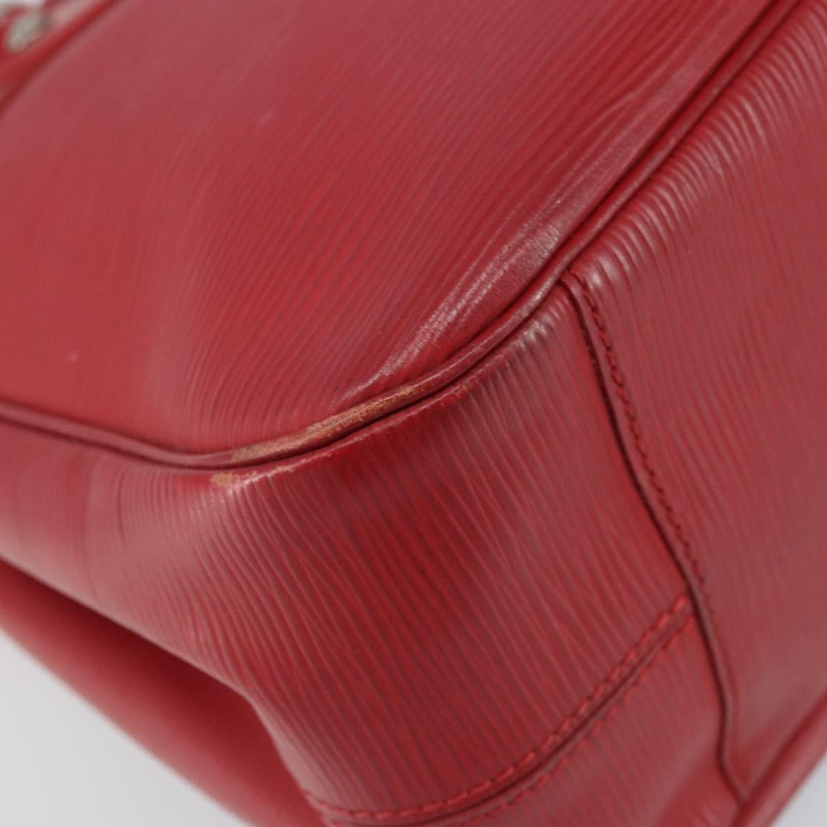 Louis Vuitton Passy Tote Epi Leather Red Leather Handbag (Pre-Owned)