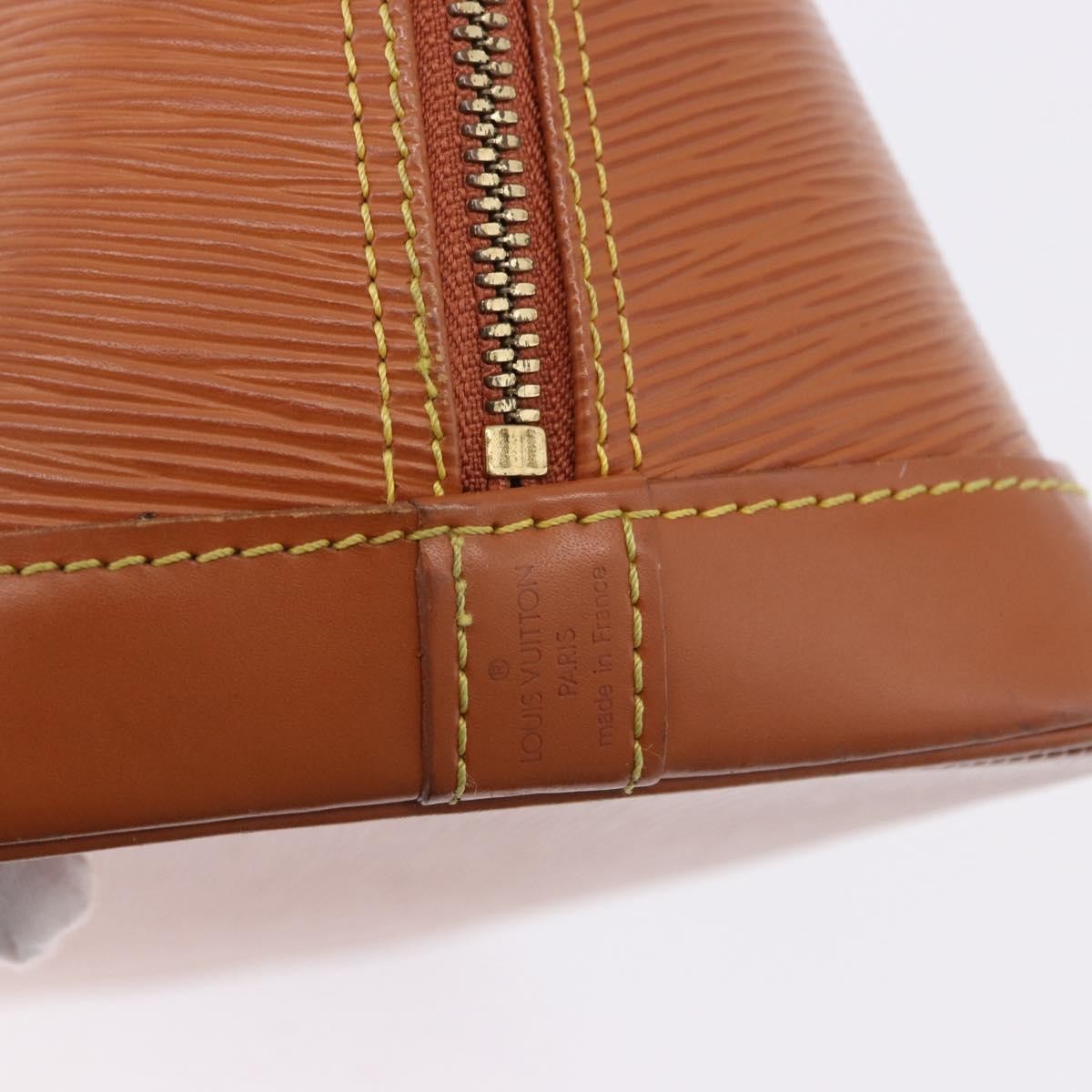 Louis Vuitton Alma Epi Leather Gold Leather Handbag (Pre-Owned)