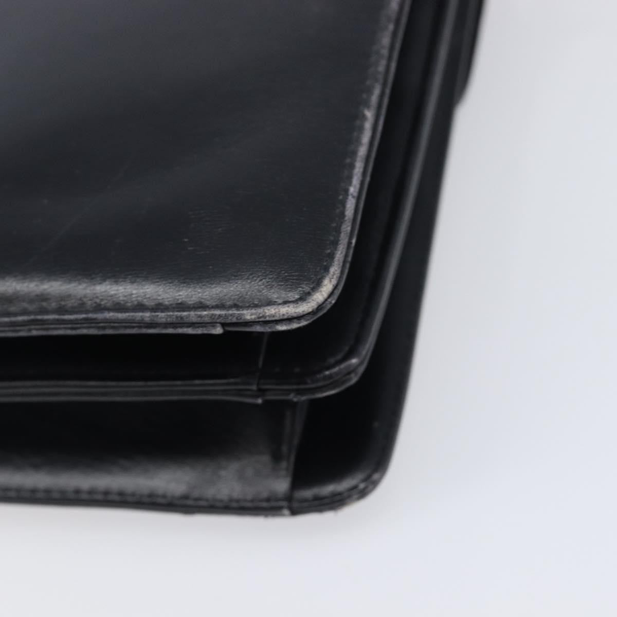 Celine Horse Carriage Leather Black Leather Shoulder Bag Bag (Pre-Owned)