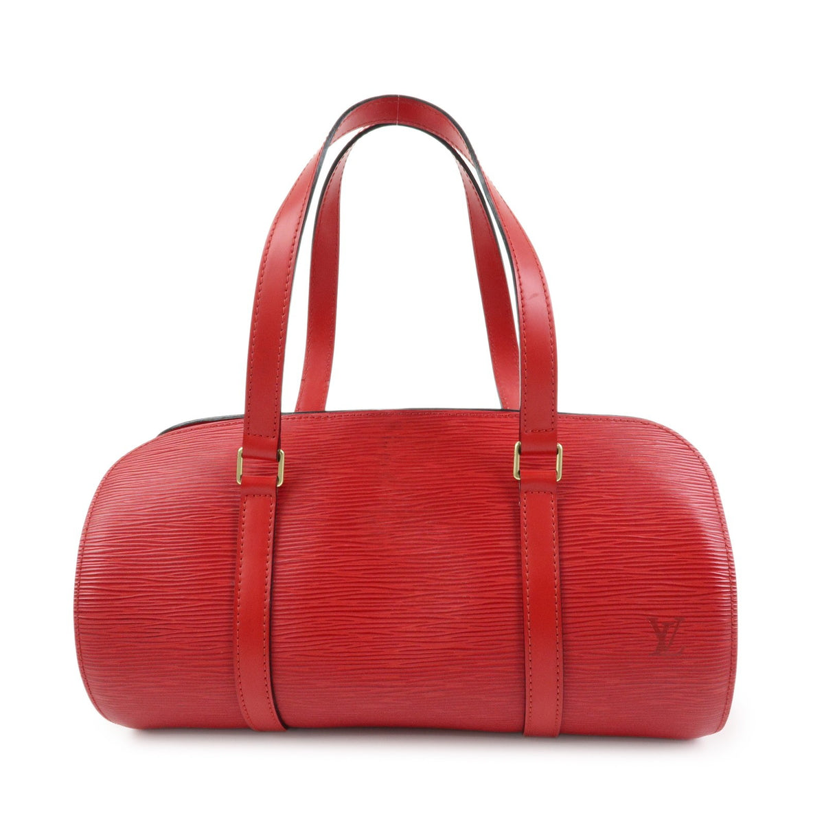 Louis Vuitton Soufflot Epi Leather Red Leather Tote Bag Bag (Pre-Owned)