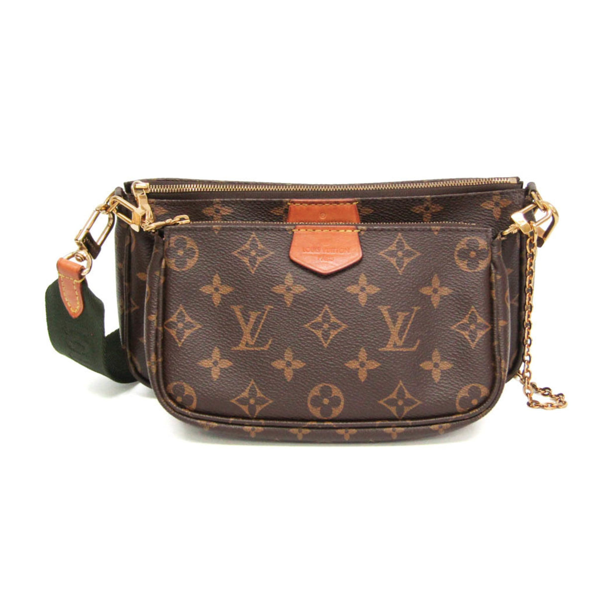 Louis Vuitton Multi Pochette Accessoires Pouch Monogram Canvas Brown Canvas Clutche & Pouche Bag (Pre-Owned)
