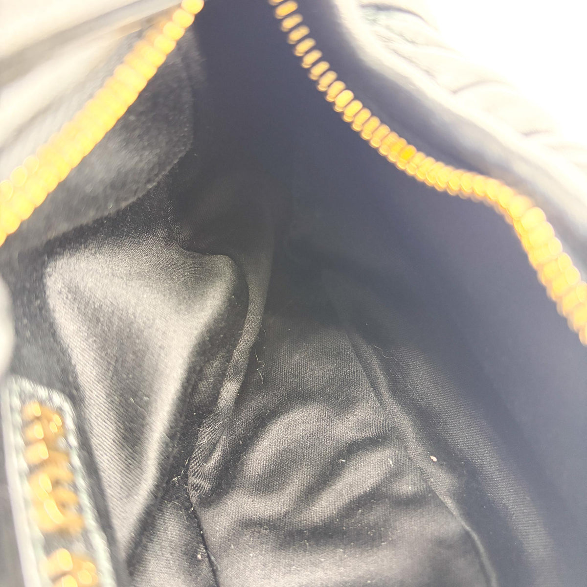 Miu Miu Wander Hobo Matelasse Leather Black Leather Shoulder Bag Bag (Pre-Owned)