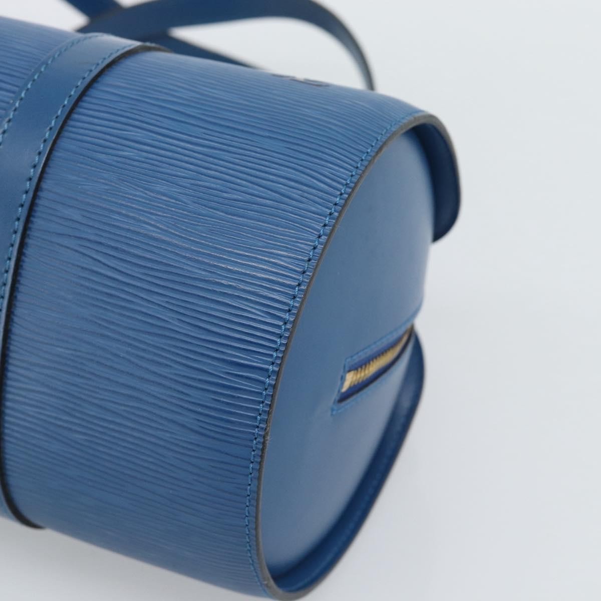 Louis Vuitton Soufflot Epi Leather Blue Leather Handbag (Pre-Owned)
