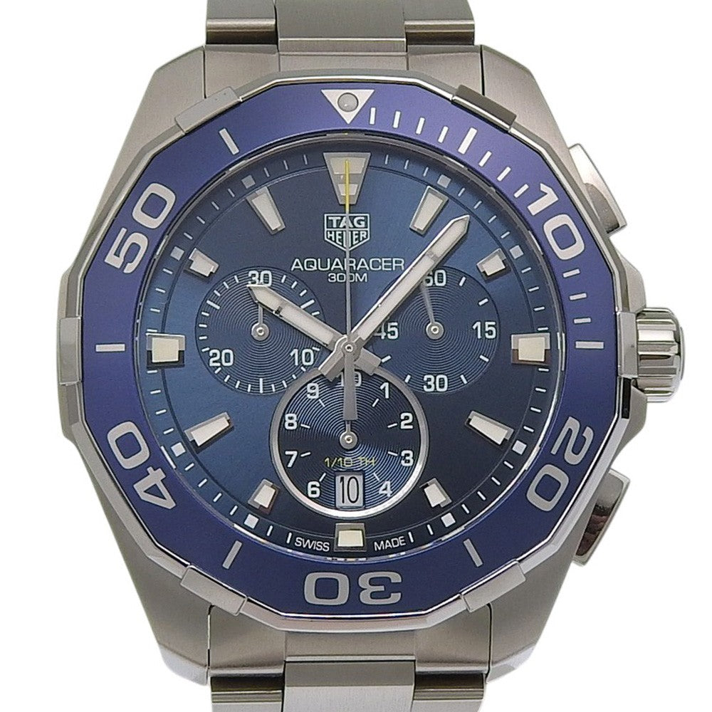 Tag Heuer Aquaracer 300M Chronograph Quartz Stainless Steel Watch (Pre-Owned)