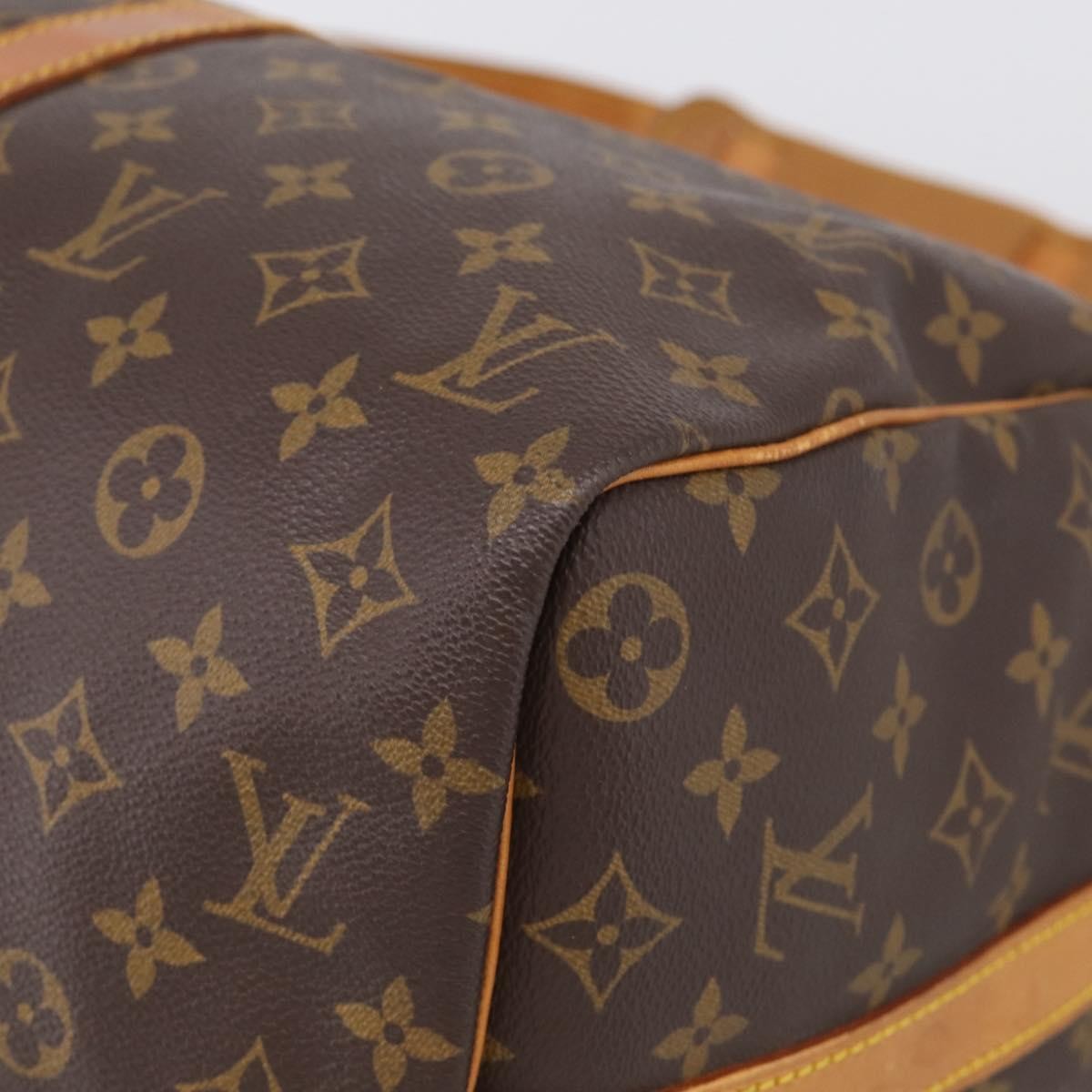 Louis Vuitton Keepall Bandouliere Monogram Canvas Brown Canvas Travel Bag Bag (Pre-Owned)