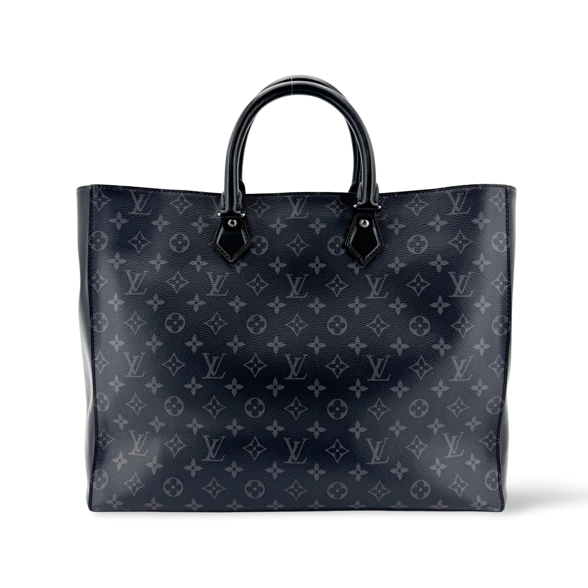Louis Vuitton Grand Sac Monogram Jacquard Black Canvas Handbag (Pre-Owned)