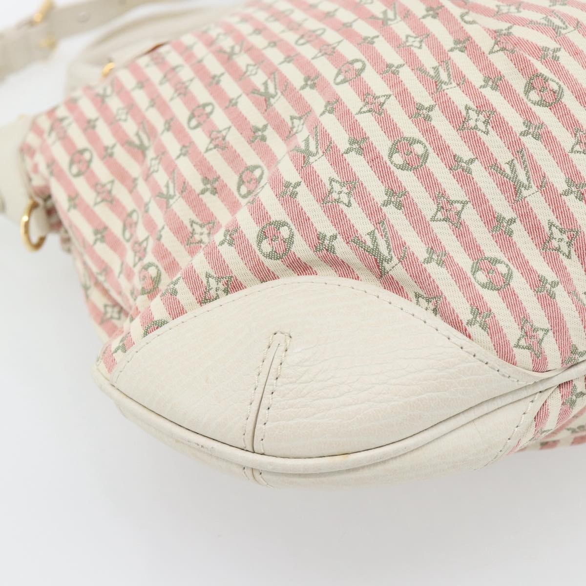 Louis Vuitton Marina Mini Lin Croisette Pink Canvas Handbag (Pre-Owned)