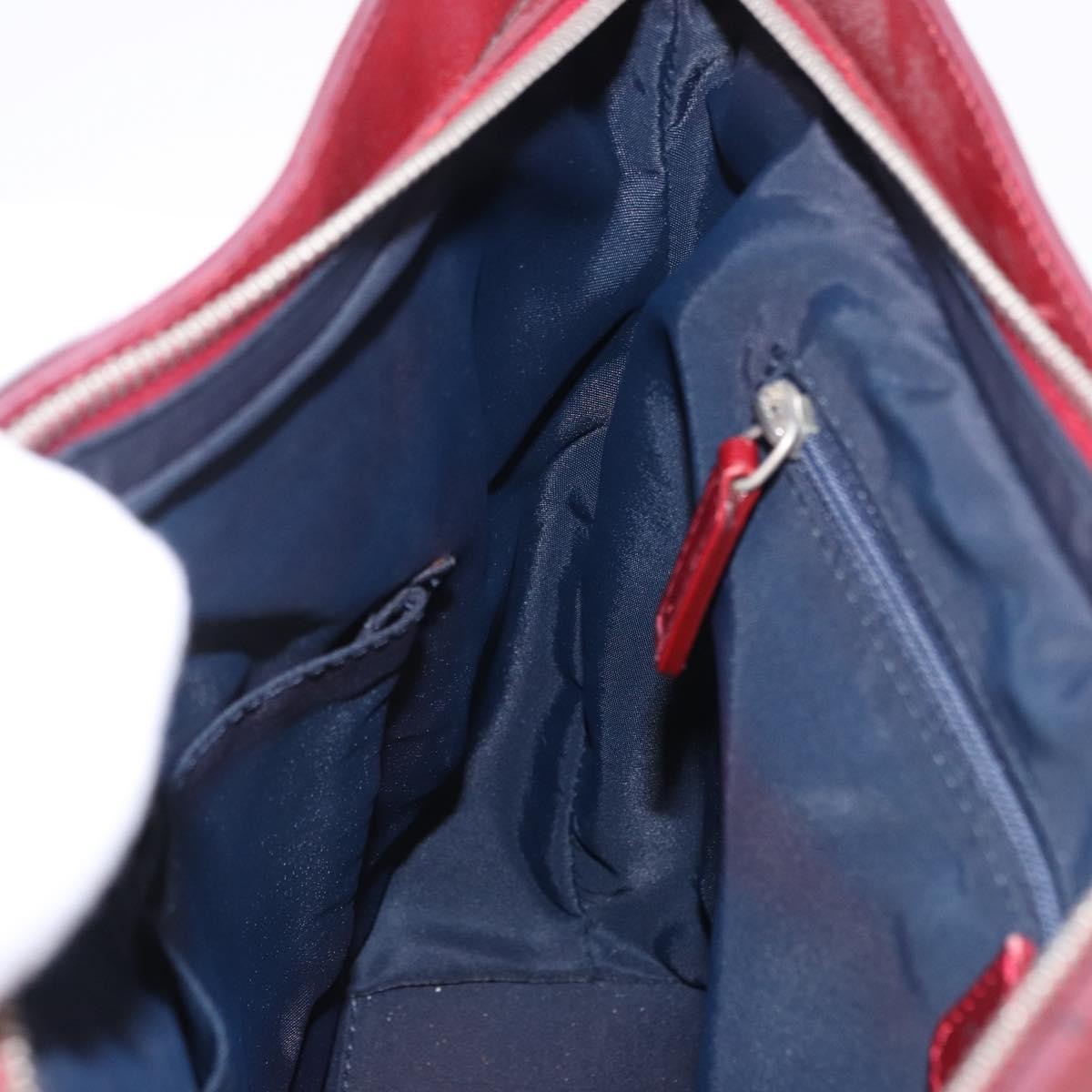Christian Dior Vintage Trotter Zip Diorissimo Canvas Navy Canvas Tote Bag Bag (Pre-Owned)