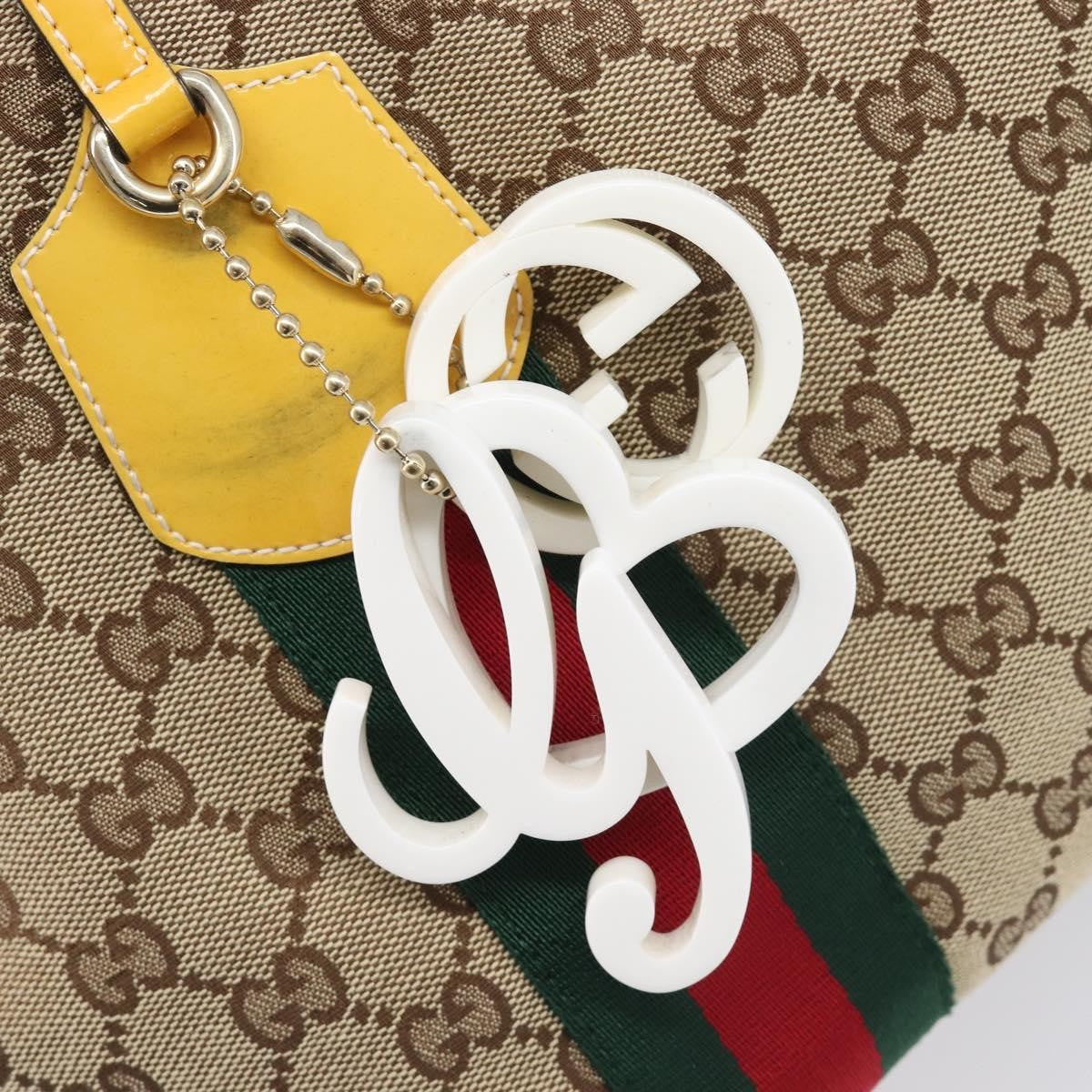 Gucci Jolie Web Gg Canvas Beige Canvas Tote Bag Bag (Pre-Owned)