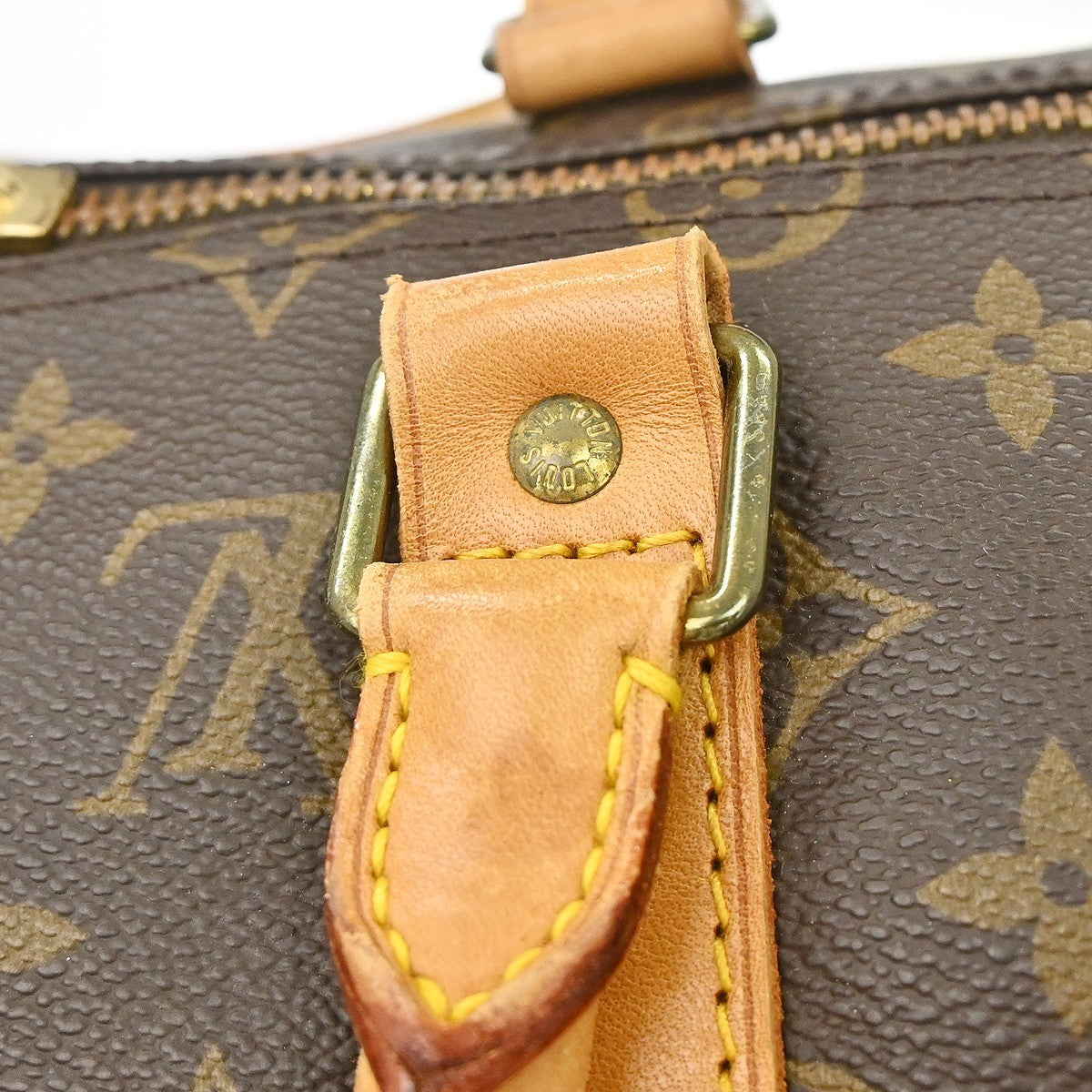 Louis Vuitton Keepall Monogram Canvas Brown Canvas Travel Bag Bag (Pre-Owned)