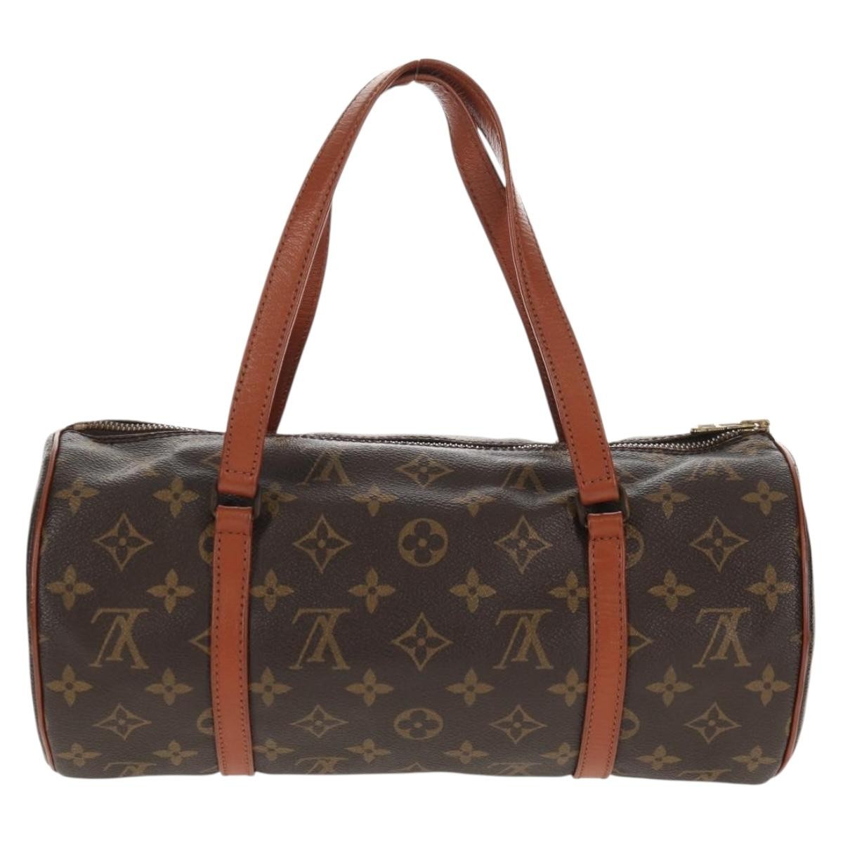 Louis Vuitton Papillon Monogram Canvas Brown Canvas Handbag (Pre-Owned)