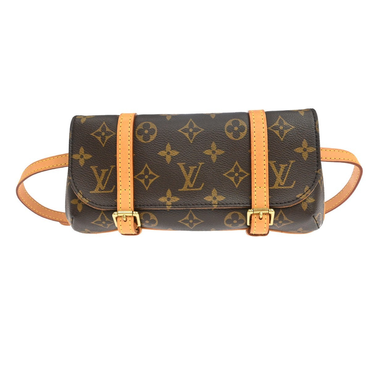 Louis Vuitton Marelle Waist Monogram Canvas Brown Canvas Clutche & Pouche Bag (Pre-Owned)