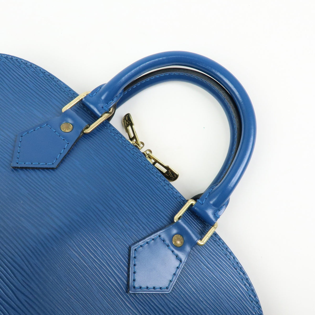 Louis Vuitton Alma Epi Leather Blue Leather Handbag (Pre-Owned)