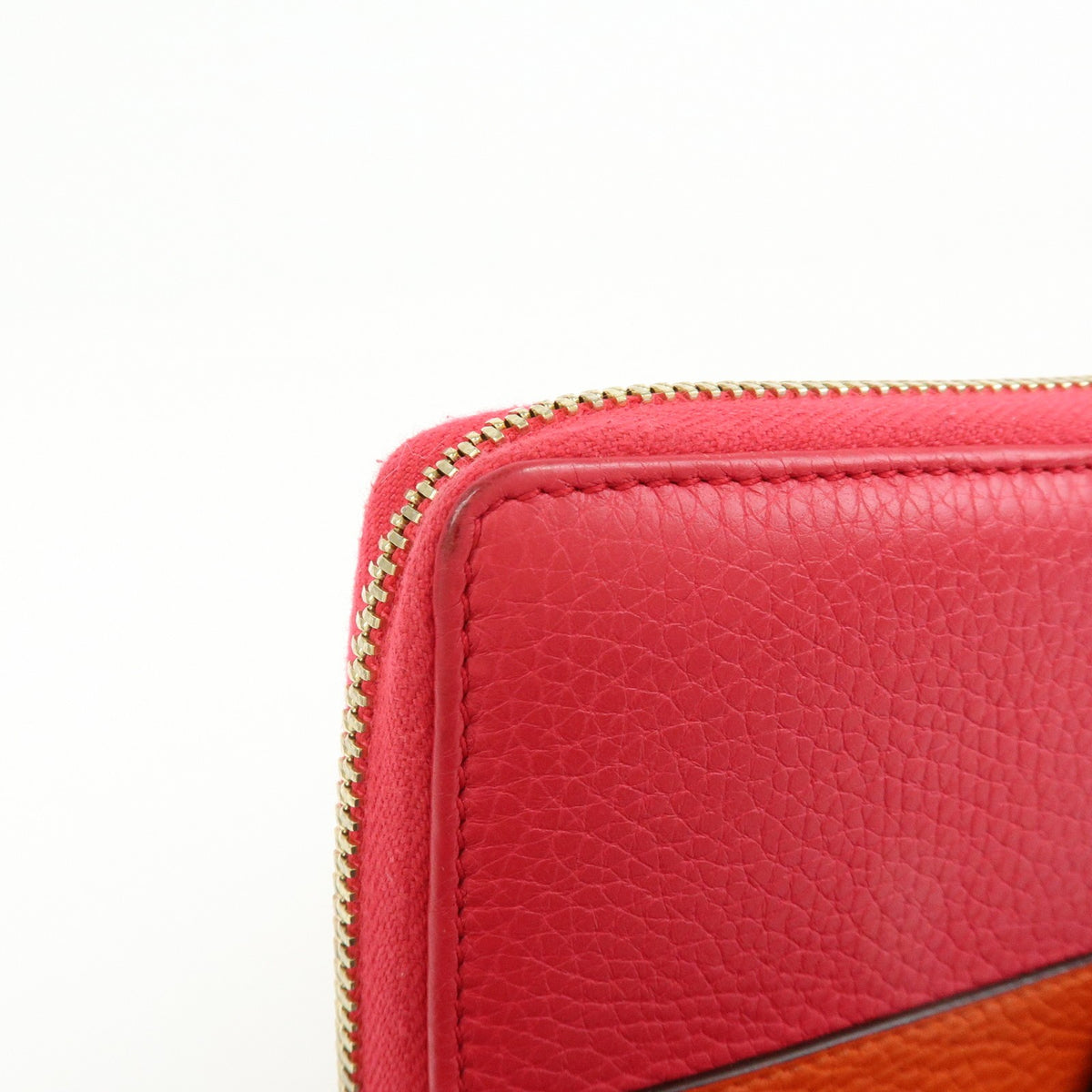 Gucci Bamboo Tassel Zip Leather Pink Leather Wallets Accessory (Pre-Owned)
