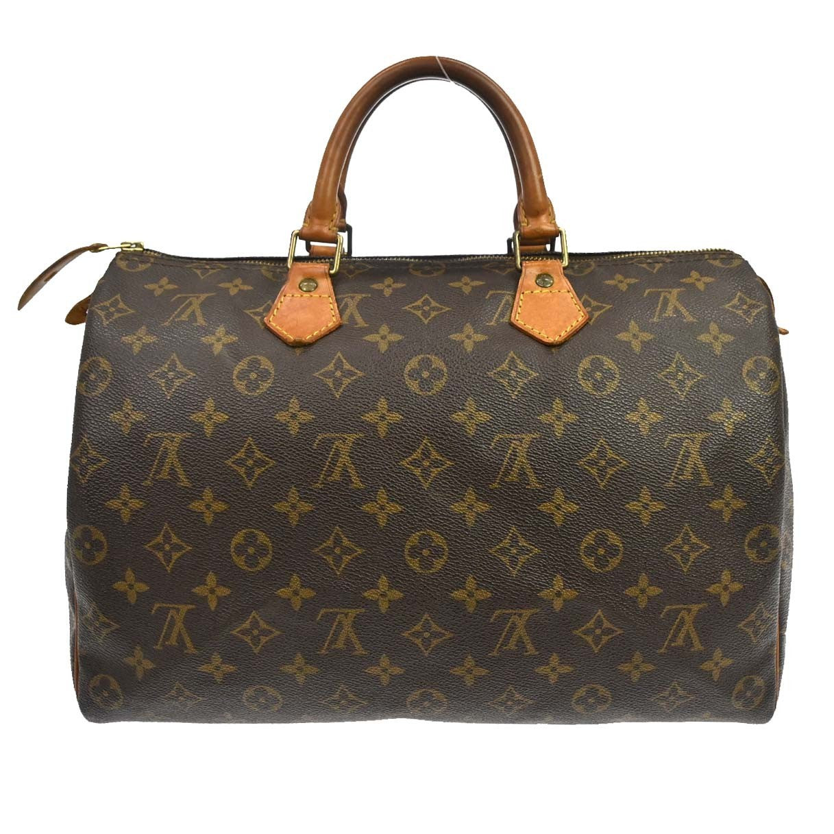 Louis Vuitton Speedy Monogram Canvas Brown Canvas Handbag (Pre-Owned)