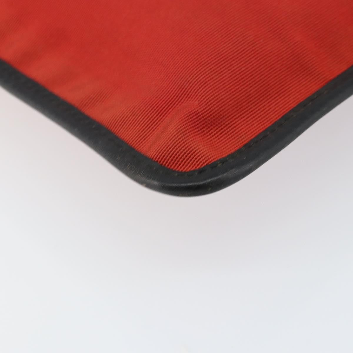 Gucci Front Pocket Messenger Nylon Red Nylon Shoulder Bag Bag (Pre-Owned)