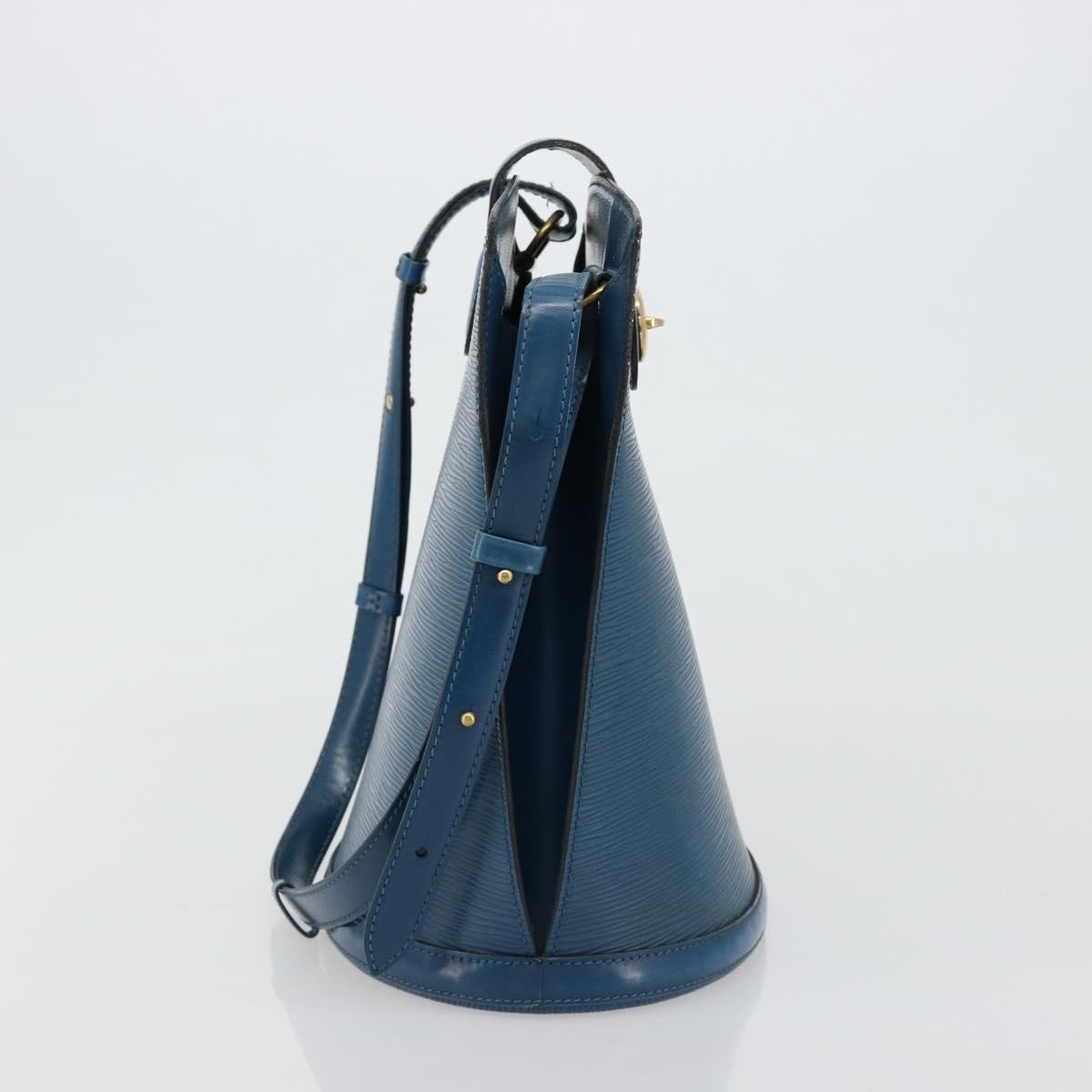 Louis Vuitton Cluny Epi Leather Blue Leather Shoulder Bag Bag (Pre-Owned)